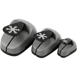 Creativ Company 112960 pièce de perforation artistique Pochoir de perforation Noir, Gris