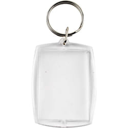Creativ Company 51268 porte-clés et boîte Argent, Transparent