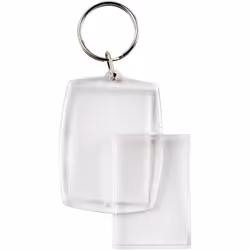 Creativ Company 51268 porte-clés et boîte Argent, Transparent
