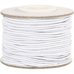 Creativ Company 41030 pièce de bijouterie Corde pour bijoux Blanc 1 mm 25 m 1 pièce(s)