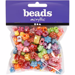Creativ Company 618000, Plastique, Multicolore, Mélange de perles