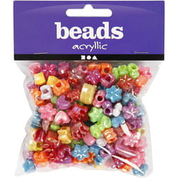 Creativ Company 618000 perle Mélange de perles Plastique Multicolore