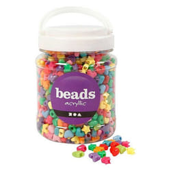 Perles en plastique - Non spécifié - Mix de formes - Multicolore - Pour adultes - Réf 61774