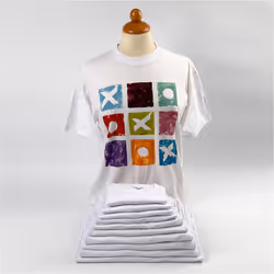 Creativ Company T-Shirt Tee-shirt Col rond Manche courte Coton