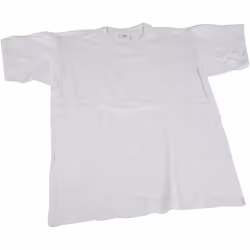 Creativ Company 47210, Tee-shirt, Adulte, Unisexe, Blanc, Monochromatique, Col rond