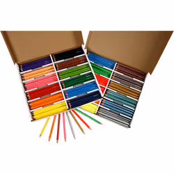 Creativ Company 38080 crayon de couleur Beige, Noir, Bleu, Marron, Vert, Citron vert, Marine, Orange, Rose, Rouge, Violet, Jaune 144 pièce(s)