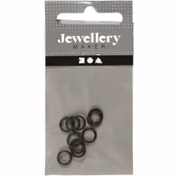 Creativ Company 60591 pièce de bijouterie Anneau de jonction Noir 7 mm 50 pièce(s)