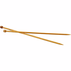 Creativ Company 42289, Aiguille à tricoter à pointe unique, Bambou, Bambou, 350 mm, 7 mm, 2 pièce(s)