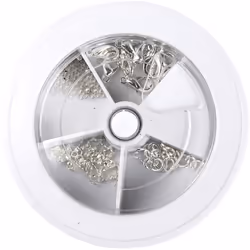 Creativ Company 100245, Ensemble de billes, Argent, Ampoule