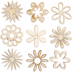 Creativ Company 52376, Symbole décoratif, Bois, Bois, 28 mm, 45 pièce(s)