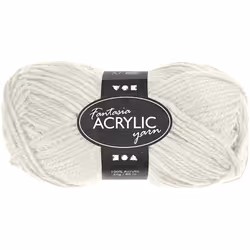 Creativ Company 421801, Blanc, Acrylique, 80 m, 40 °C, 50 g