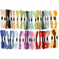 Creativ Company 41279, Artisanat, Multicolore, Coton, 8 m