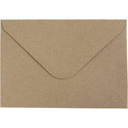Creativ Company 20530 enveloppe C6 (114 x 162 mm) Naturel 50 pièce(s)