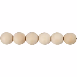 Creativ Company 566700 perle Perle ronde Bois Bois naturel 8 pièce(s)