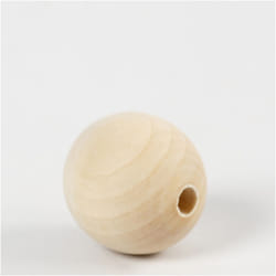 Creativ Company 566720 perle Perle ronde Bois Bois naturel 4 pièce(s)