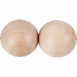 Creativ Company 566740 perle Perle ronde Bois Bois naturel 2 pièce(s)
