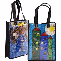 Creativ Company 499310 Sac de commission Noir Sac fourre-tout