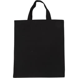 Creativ Company 499180 Sac de commission Noir Sac fourre-tout