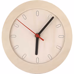 Creativ Company 544260, Mur, Horloge à quartz, Rond, Bois, Bois, Bois