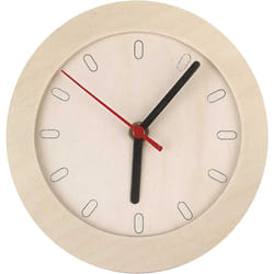 Creativ Company 544260 Horloge murale et de table Horloge à quartz Rond Bois