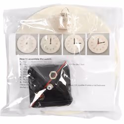 Creativ Company 544260 Horloge murale et de table Horloge à quartz Rond Bois