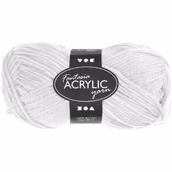 Creativ Company 421710, Blanc, Acrylique, 80 m, 50 g