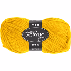 Creativ Company 421790, Jaune, Acrylique, 80 m, 40 °C, 50 g