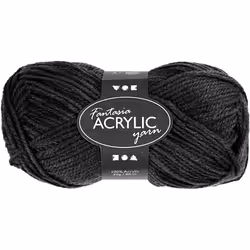 Creativ Company 421750, Noir, Acrylique, 80 m, 40 °C, 50 g