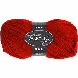 Creativ Company 421730, Rouge, Acrylique, 80 m, 40 °C, 50 g