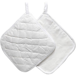 Creativ Company 444601 manique et gant isolant 4 pièce(s) Blanc Coton