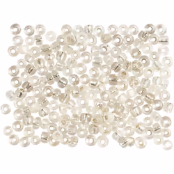 Creativ Company 682271, Verre, Argent, Perle en forme de graine