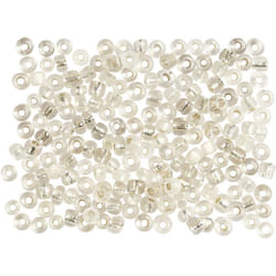 Creativ Company 682271 perle Perle en forme de graine Verre Argent