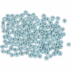 Creativ Company 682041, Verre, Turquoise, Perle en forme de graine