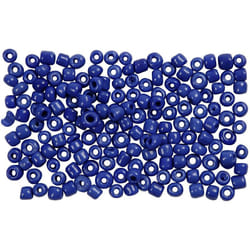 Creativ Company 682051 perle Perle en forme de graine Verre Bleu