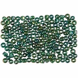 Creativ Company 682181, Verre, Vert, Perle en forme de graine
