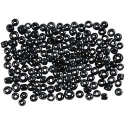 Creativ Company 682281 perle Perle en forme de graine Verre Noir