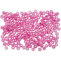 Creativ Company 682321 perle Perle en forme de graine Verre Rose
