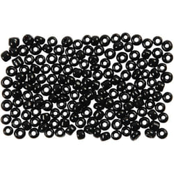 Creativ Company 682341 perle Perle en forme de graine Verre Noir