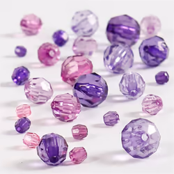 Creativ Company 618831 perle Mélange de perles Acrylique Violet 170 pièce(s)