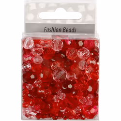 Creativ Company 618851, Acrylique, Rouge, Mélange de perles, 170 pièce(s)