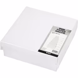 Creativ Company 26419 Boîte de rangement Carré Carton Blanc