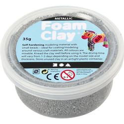 Creativ Company Foam Clay Pâte à modeler 35 g Argent 1 pièce(s)
