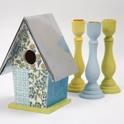Creativ Company 57604 bougeoir Métal, Bois Bois