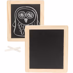 Creativ Company 57609 tableau à craie et accessoires Noir, Bois Bois