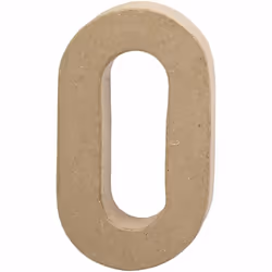 Creativ Company 26638, Chiffre décorative, Naturel, 117 mm, 204 mm, 1 pièce(s)