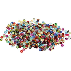 Creativ Company 522301 strass et sequin Sequins Multicolore 6 mm