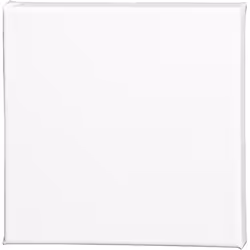 Creativ Company 257020, Peint, Toile pré-étirée, Blanc, Coton, 200 mm, 16 mm