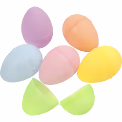 Creativ Company 51033, Bleu, Vert, Orange, Violet, Jaune, Plastique, 12 pièce(s), 40 mm, 40 mm, 60 mm