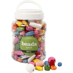 Creativ Company 684760 perle Mélange de perles Bois Multicolore