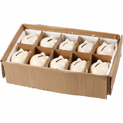 Creativ Company 556391 tirelire Blanc Vitrocéramique